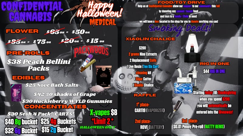 Confidential Cannabis Happy Halloween!