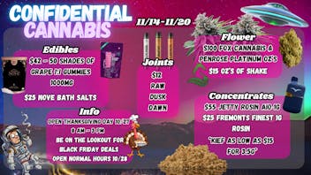 Confidential Cannabis Outter world deals
