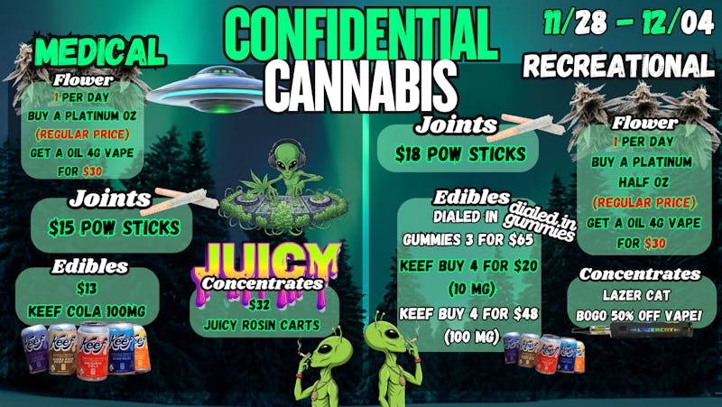 Confidential Cannabis - Broomfield Intergalactic Deals