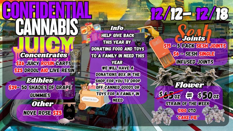 Confidential Cannabis BLAST OFF DEALS!