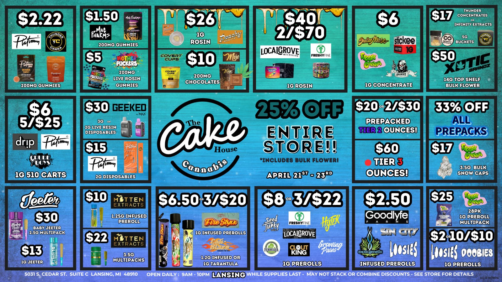 The Cake House - Lansing TCH Lansing Weekly Deals!