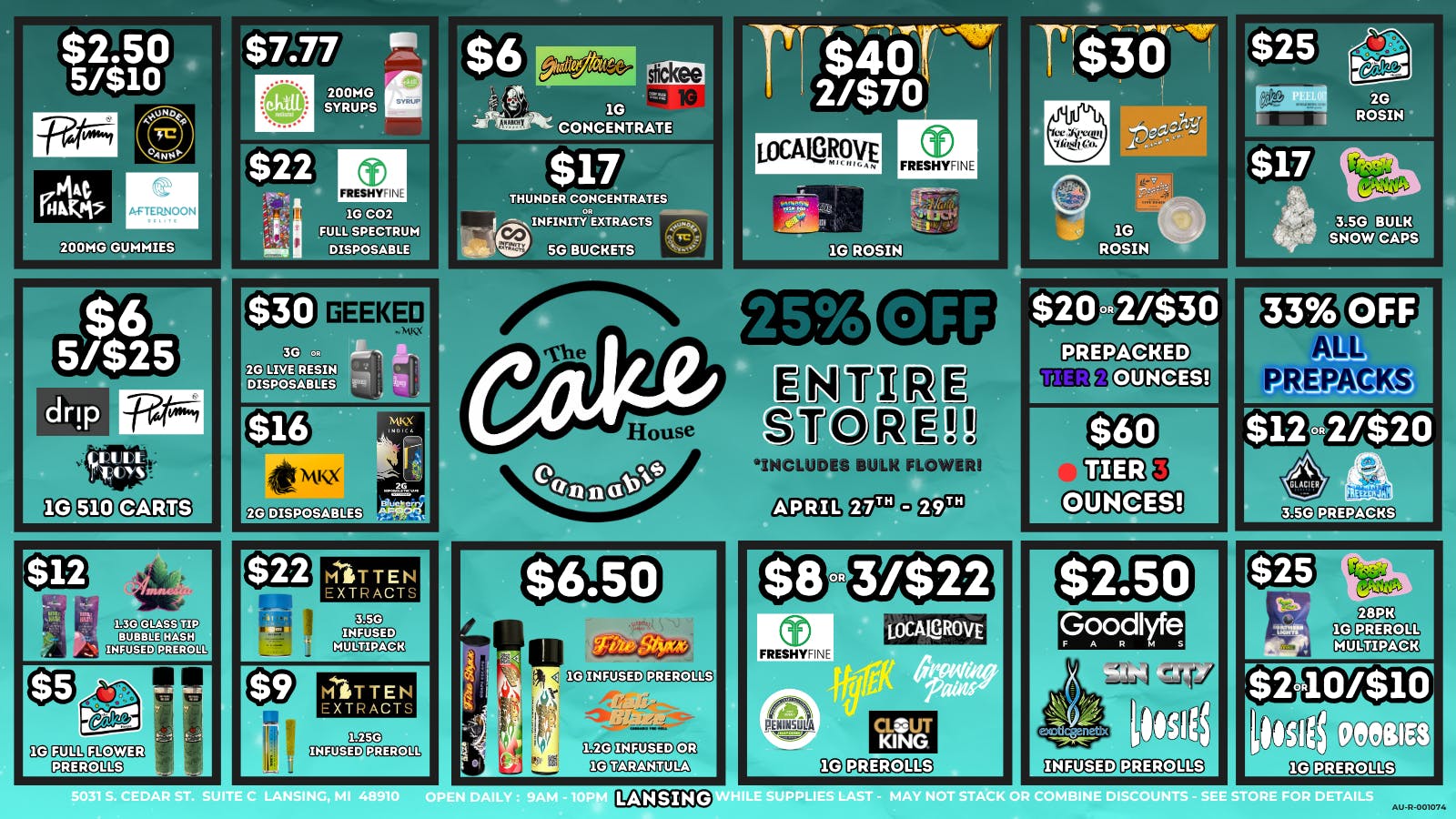The Cake House - Lansing TCH Lansing Weekly Deals!