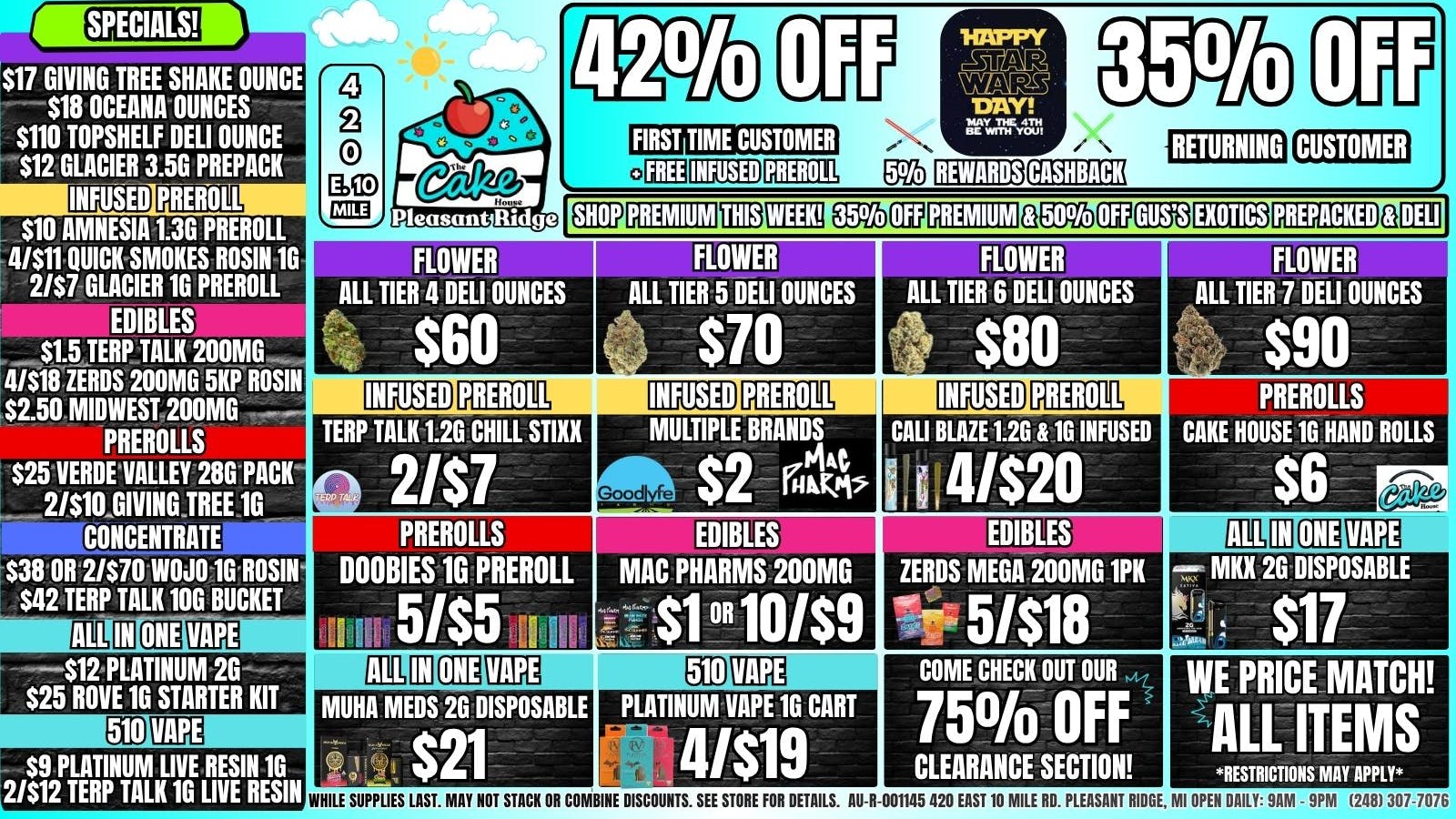 The Cake House - Pleasant Ridge 35% OFF RETURNING! 42% OFF 1ST TIME + FREE INFUSED