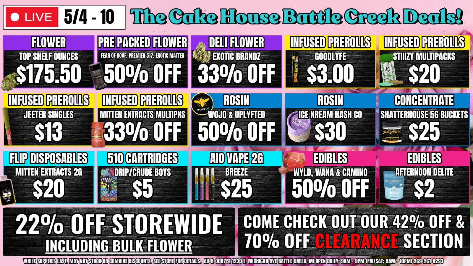 The Cake House - Battle Creek TCH Battle Creek Weekly Deals!