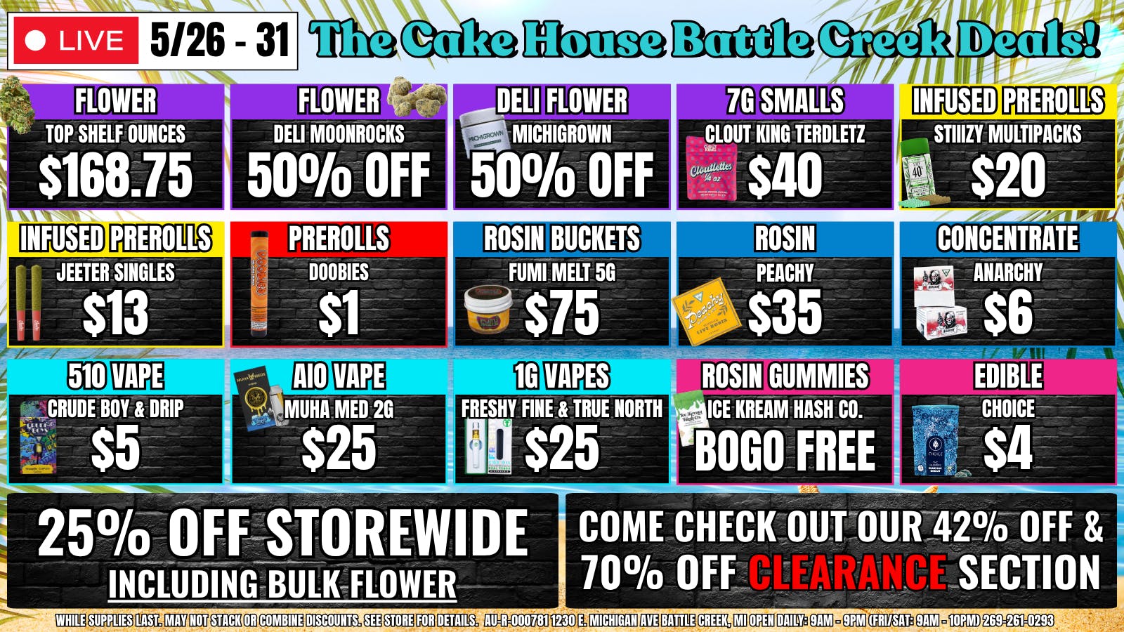 The Cake House - Battle Creek TCH Battle Creek Weekly Deals!