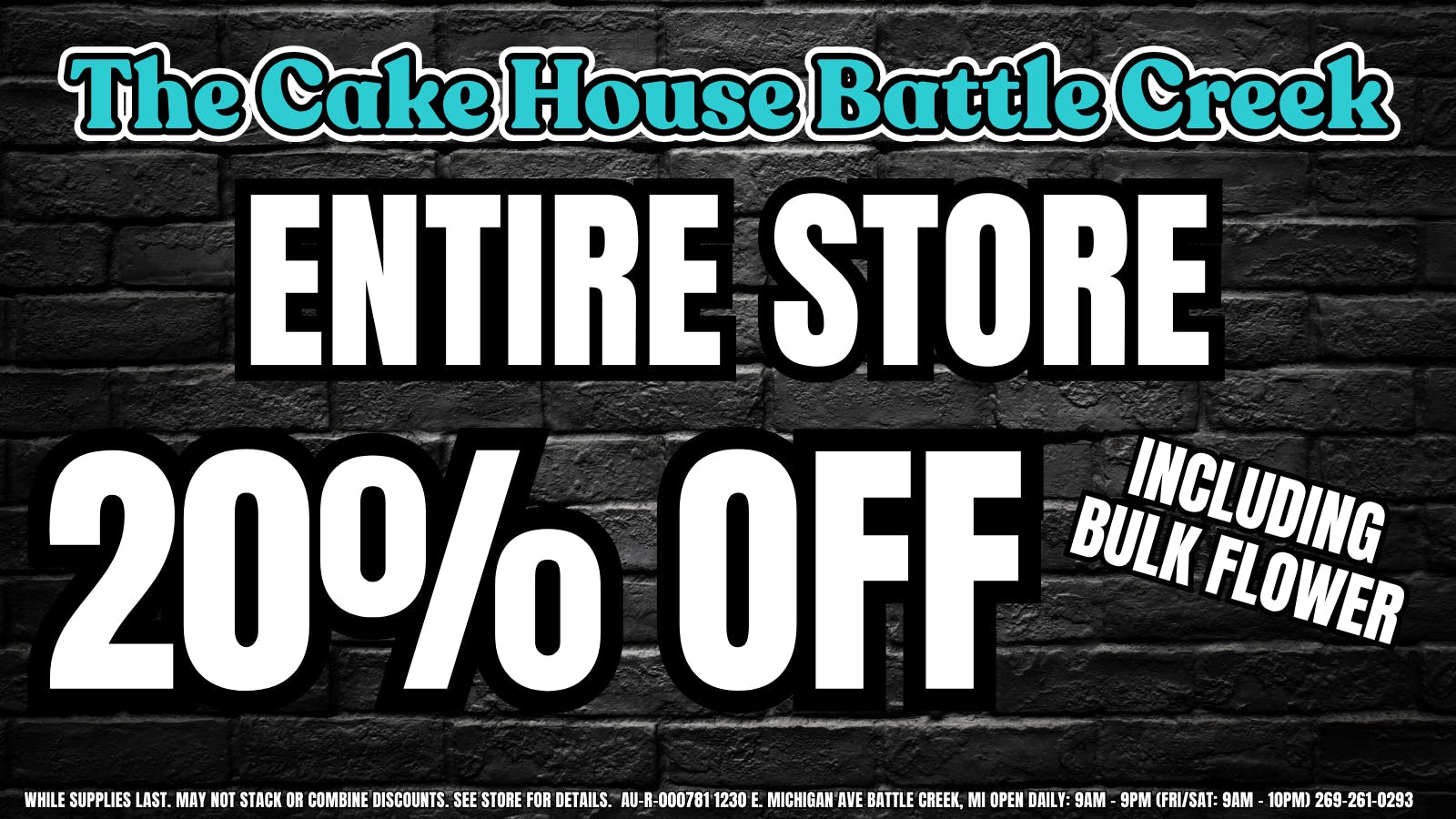 The Cake House - Battle Creek TCH BC Weekly Discount!