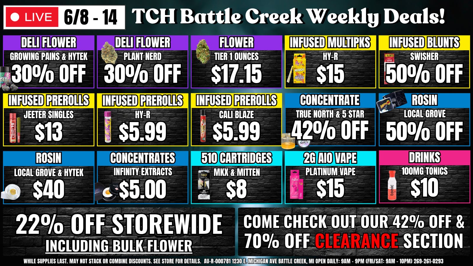 The Cake House - Battle Creek TCH BC Weekly Deals!
