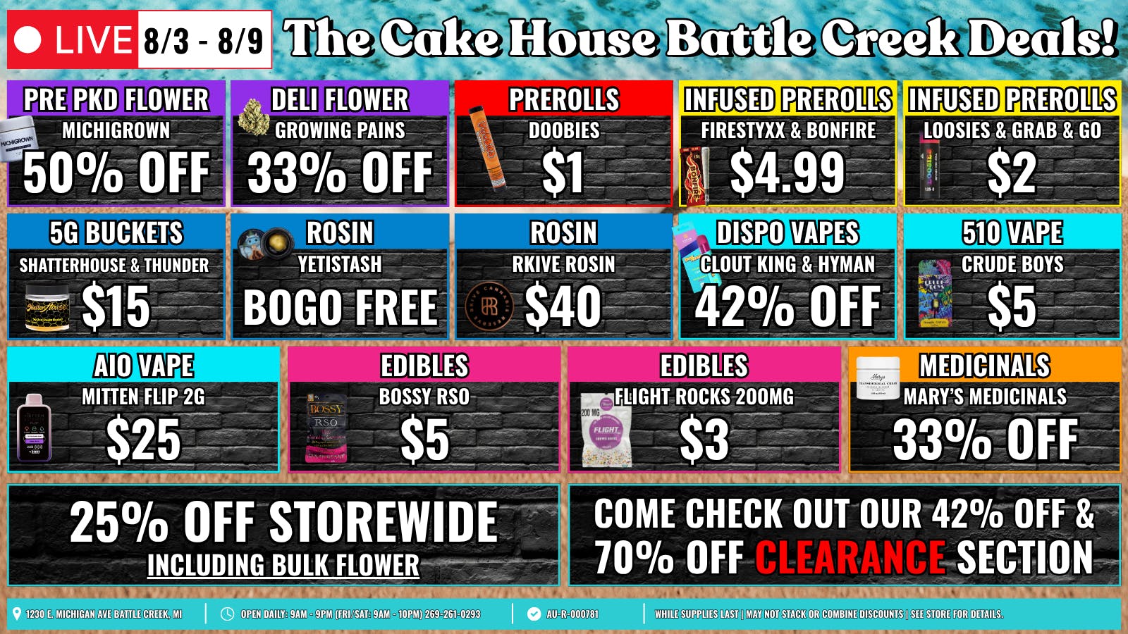 The Cake House - Battle Creek TCH Battle Creek Weekly Deals!
