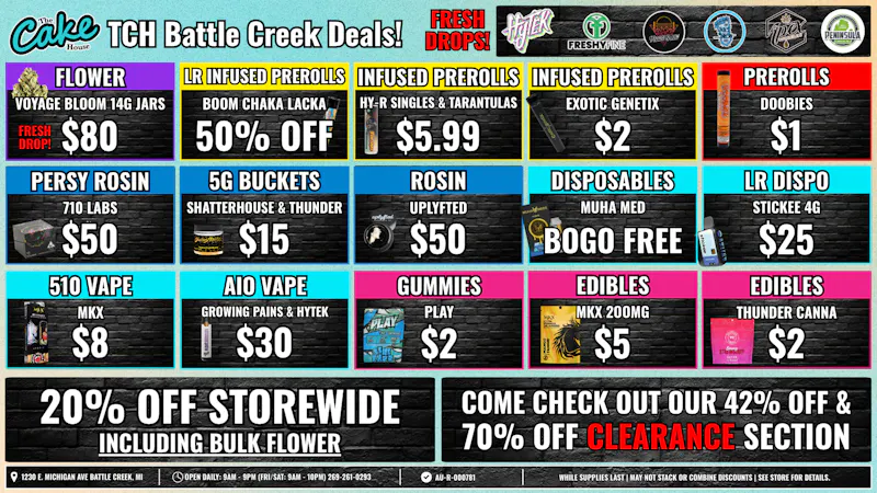 The Cake House - Battle Creek TCH Battle Creek Weekly Deals!