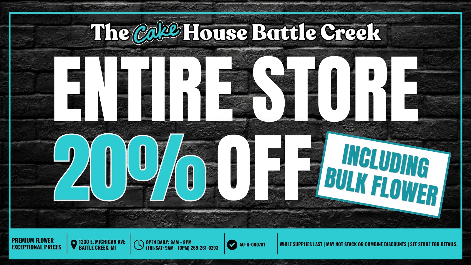 The Cake House - Battle Creek 20% OFF 1ST TIME CUSTOMERS!