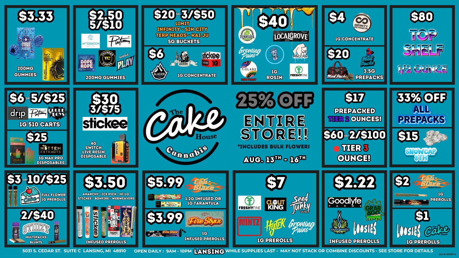 The Cake House - Lansing TCH Lansing Weekly Deals!!