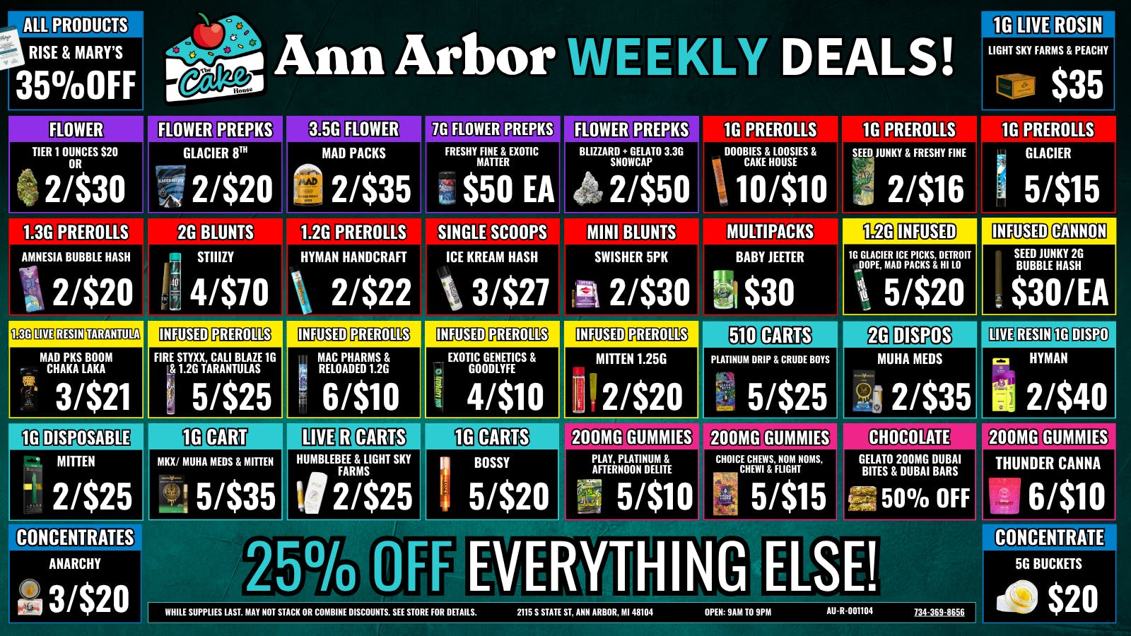 The Cake House - Ann Arbor TCH Ann Arbor Weekly Deals!