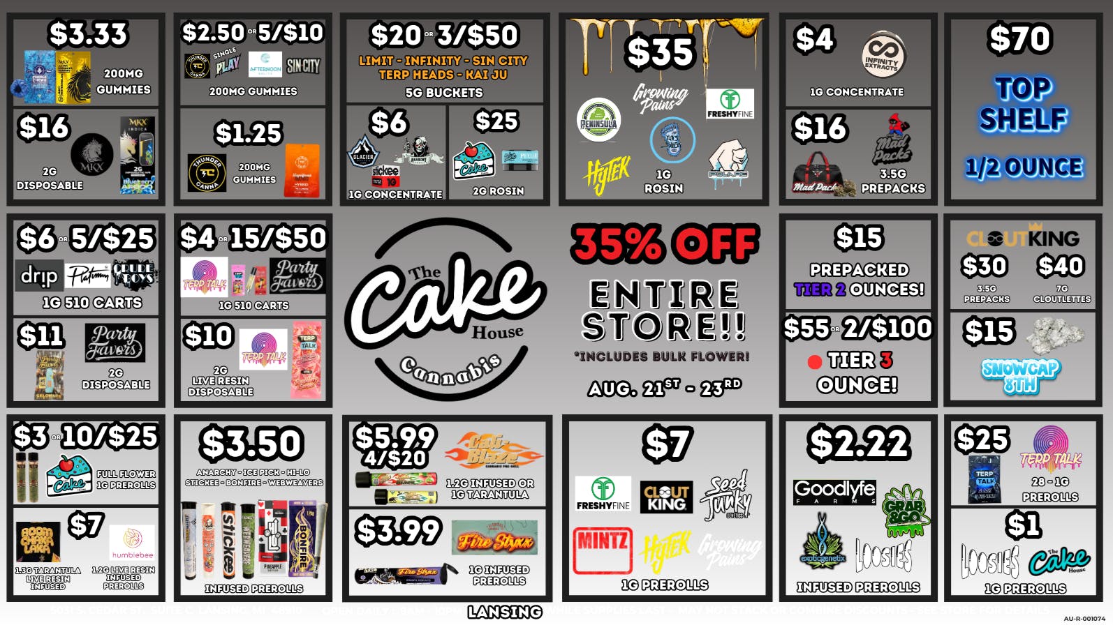 The Cake House - Lansing TCH Lansing Weekly Deals!!