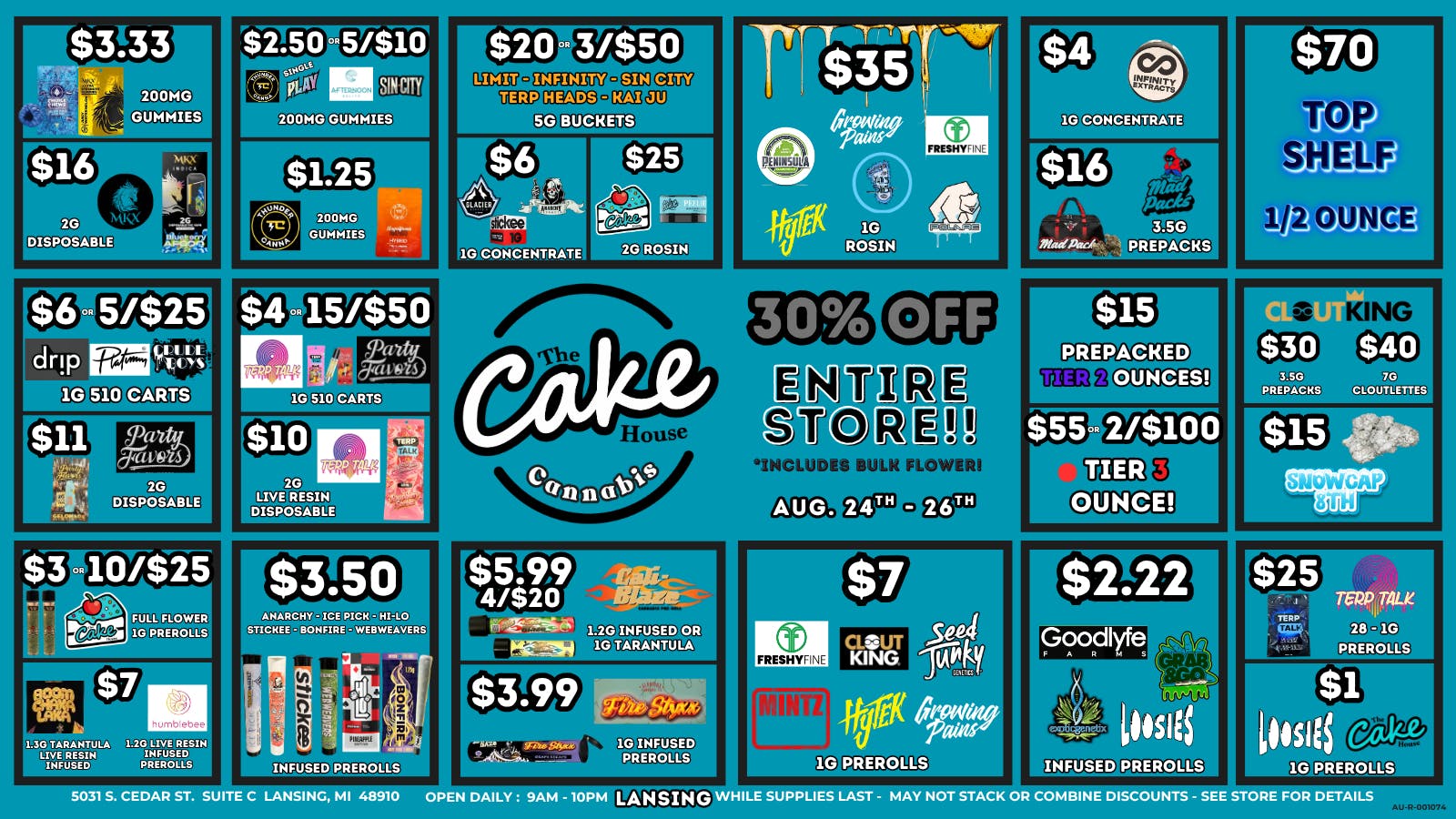 The Cake House - Lansing TCH Lansing Weekly Deals!!