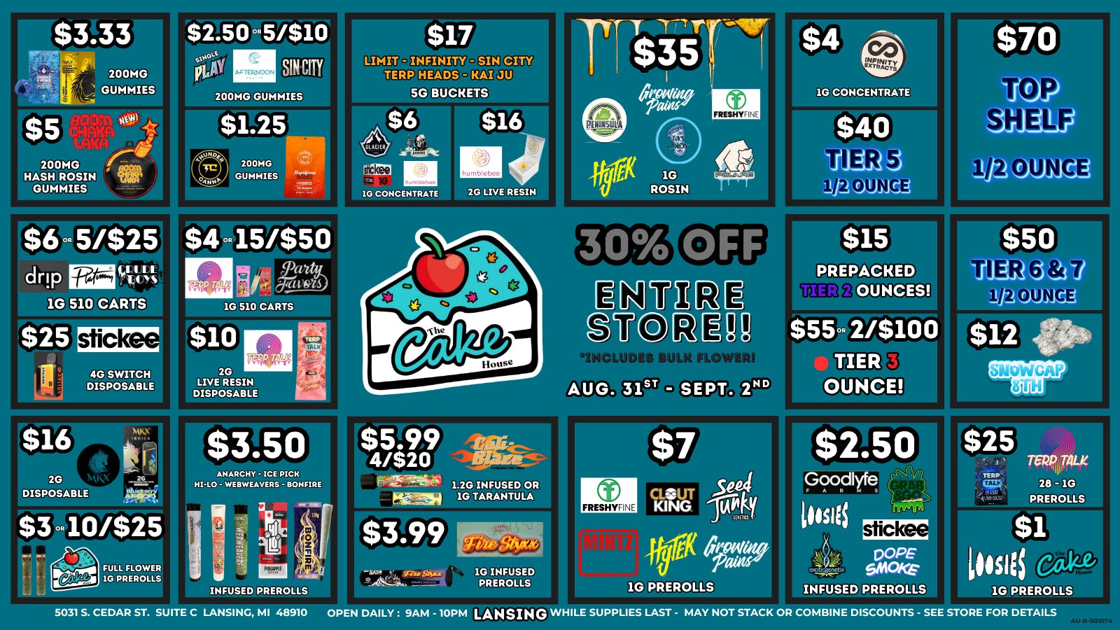 The Cake House - Lansing TCH Lansing Weekly Deals!!