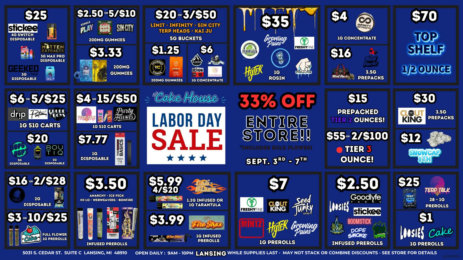 The Cake House - Lansing TCH Lansing Weekly Deals!!