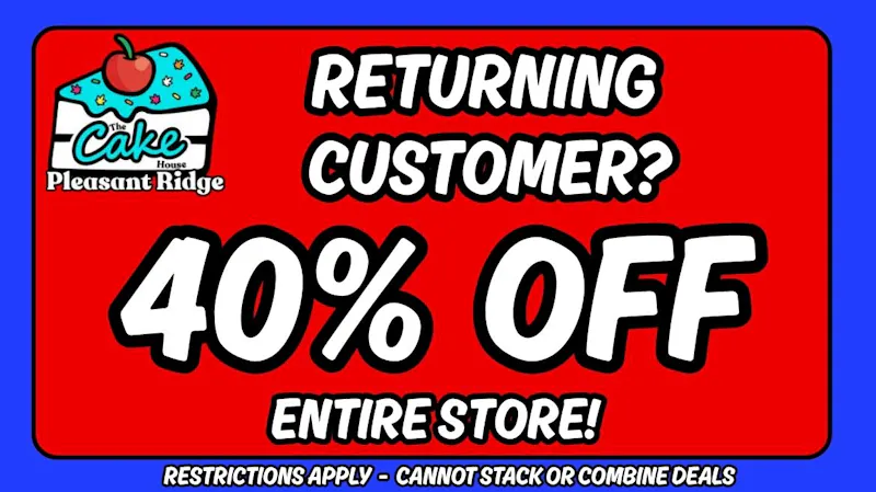The Cake House - Pleasant Ridge TCH Pleasant Ridge Returning Customers deal!