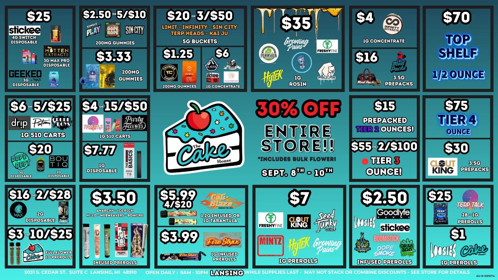 The Cake House - Lansing TCH Lansing Weekly Deals!