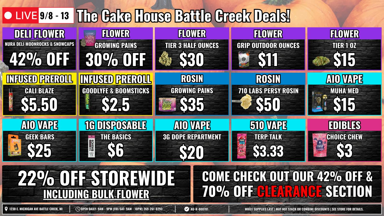 The Cake House - Battle Creek TCH Battle Creek Weekly Deals!