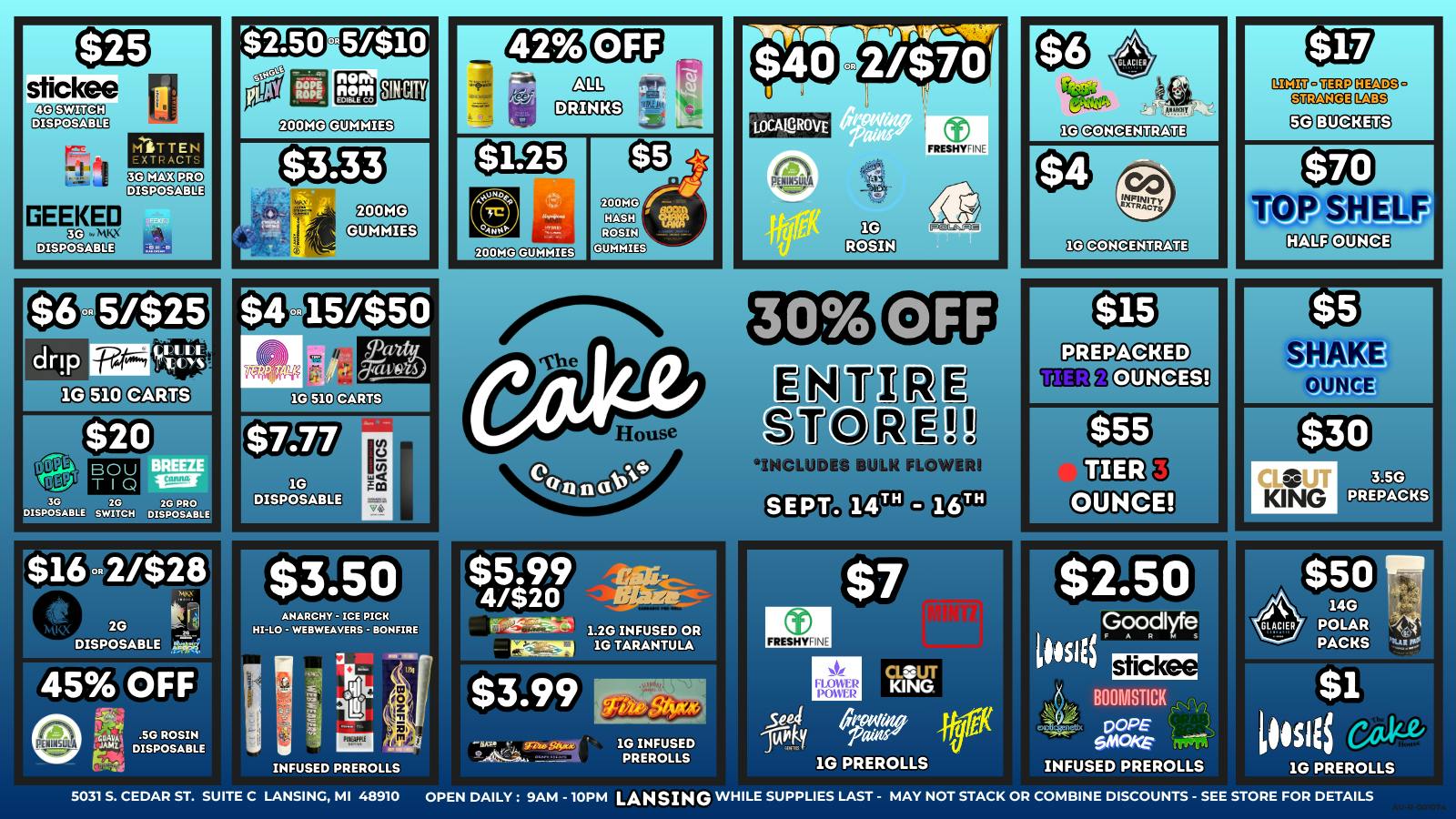 The Cake House - Lansing TCH Lansing Weekly Deals!