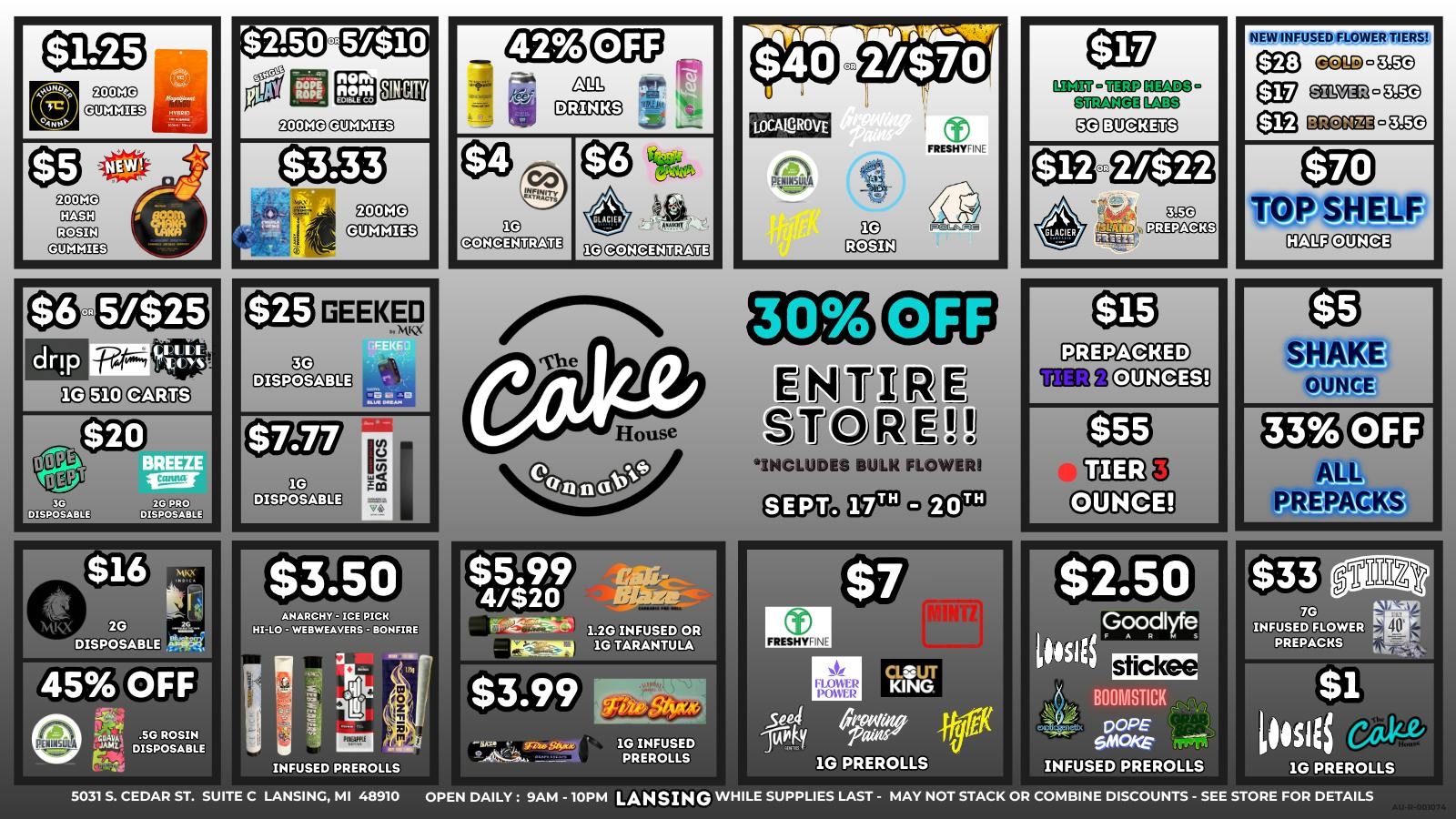 The Cake House - Lansing TCH Lansing Weekly Deals!