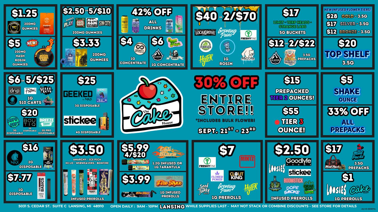 The Cake House - Lansing TCH Lansing Weekly Deals!