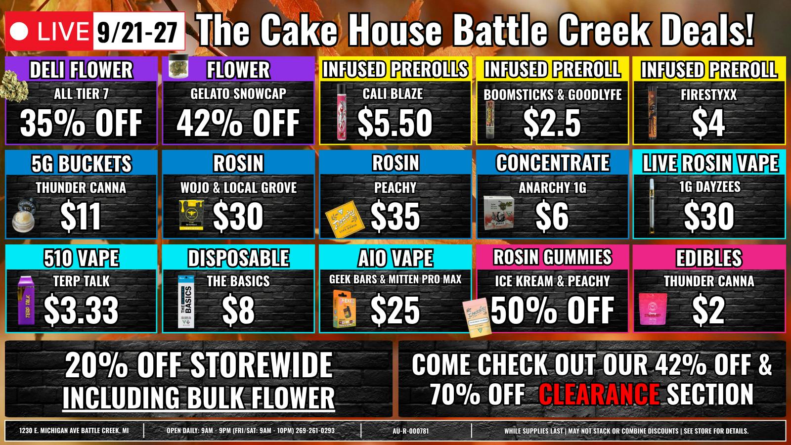 The Cake House - Battle Creek TCH Battle Creek Weekly Deals!