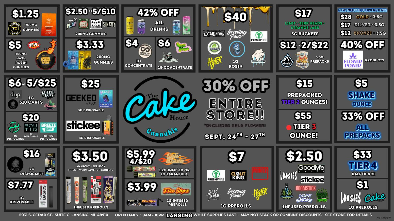 The Cake House - Lansing TCH Lansing Weekly Deals!