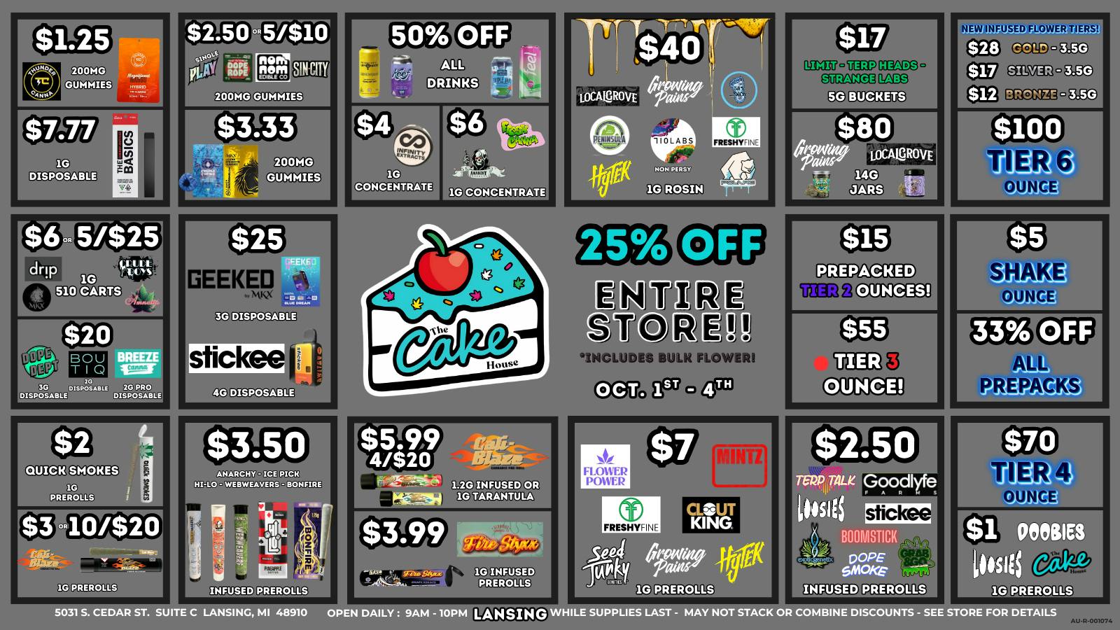 The Cake House - Lansing TCH Lansing Weekly Deals!