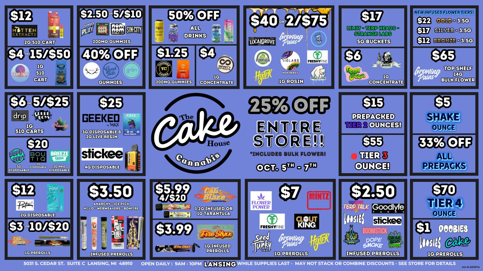 The Cake House - Lansing TCH Lansing Weekly Deals!