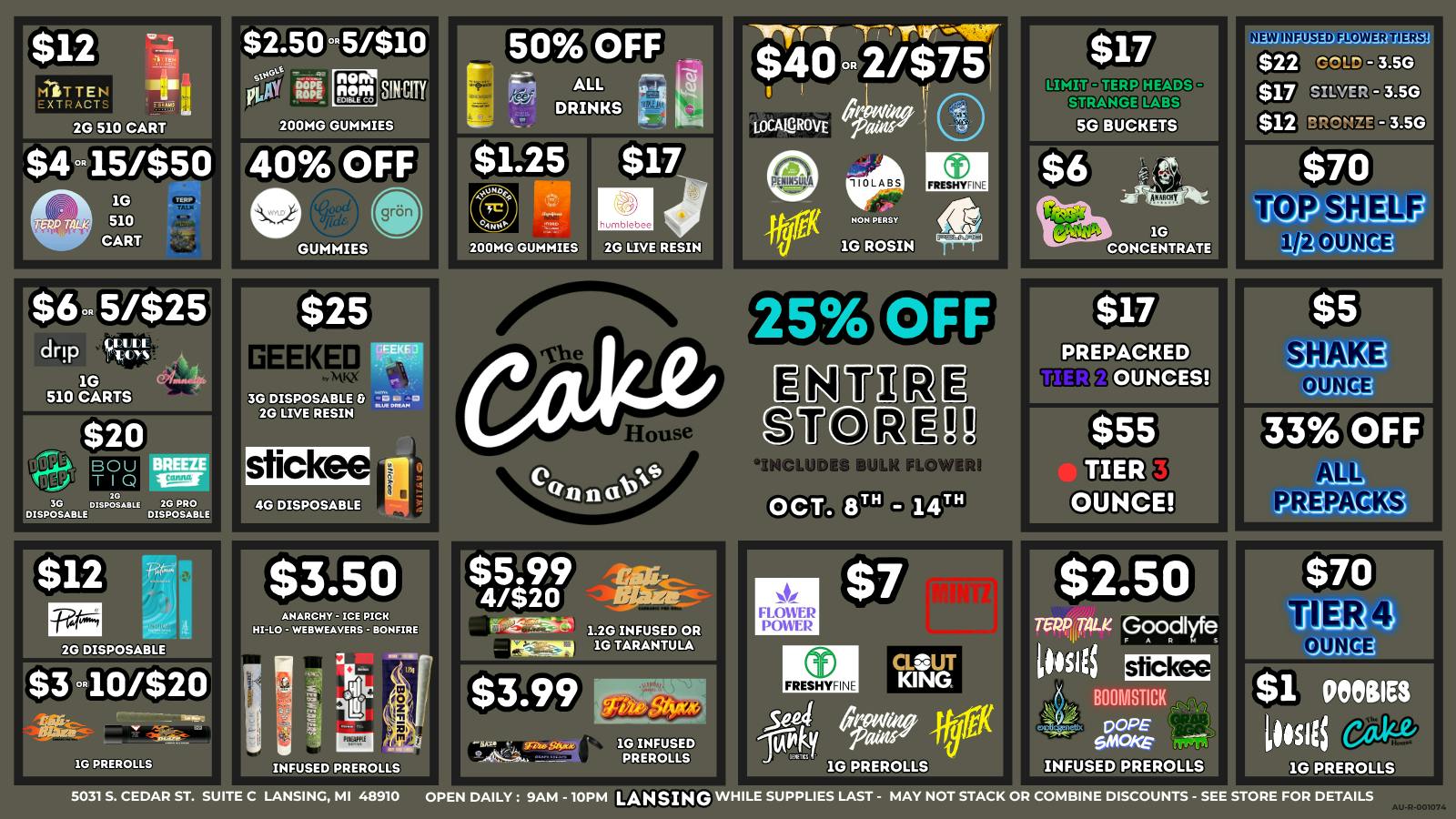 The Cake House - Lansing TCH Lansing Weekly Deals!