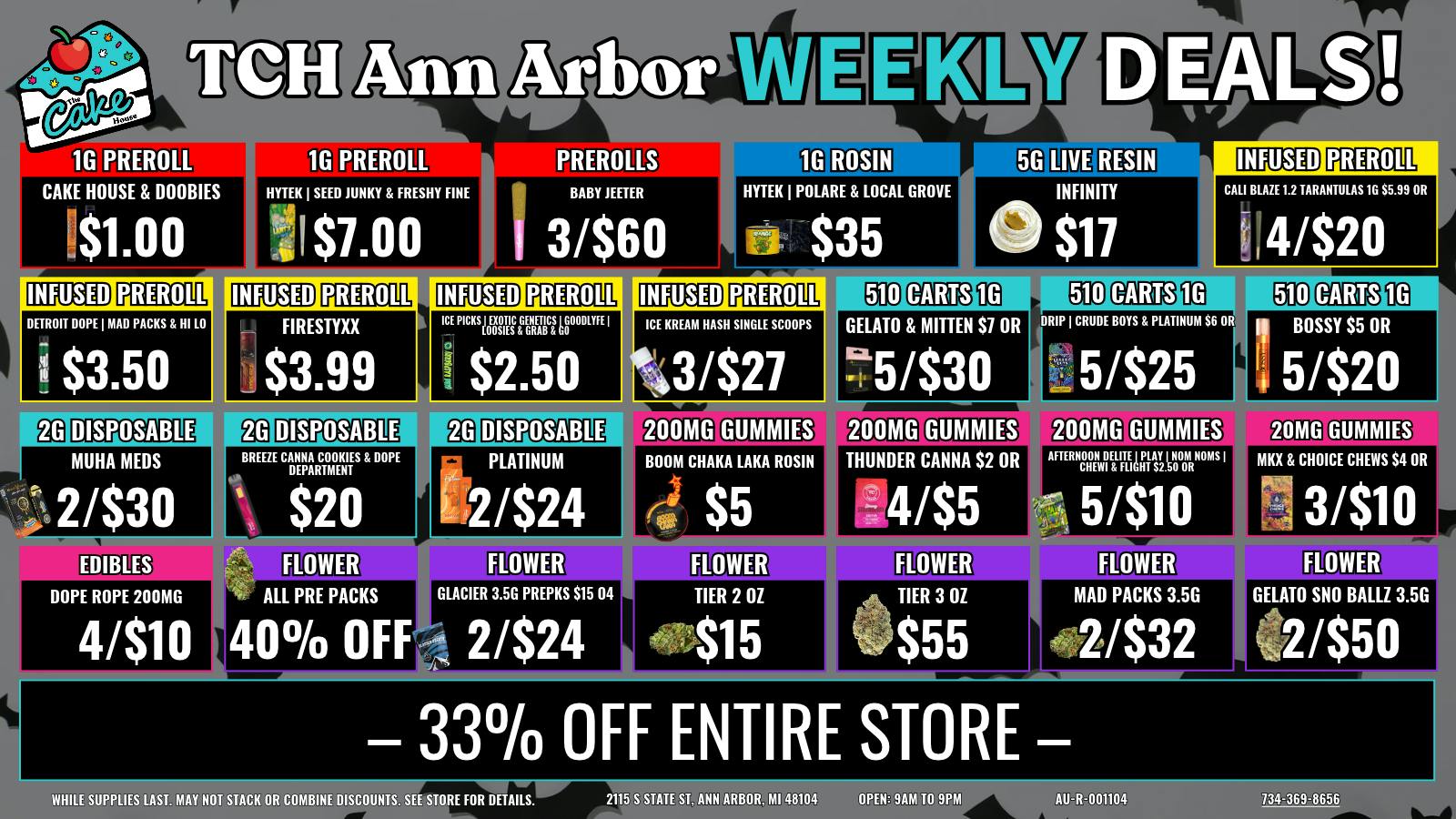 The Cake House - Ann Arbor TCH ANN ARBOR WEEKLY DEALS | NEW SAVINGS EVERY WEE