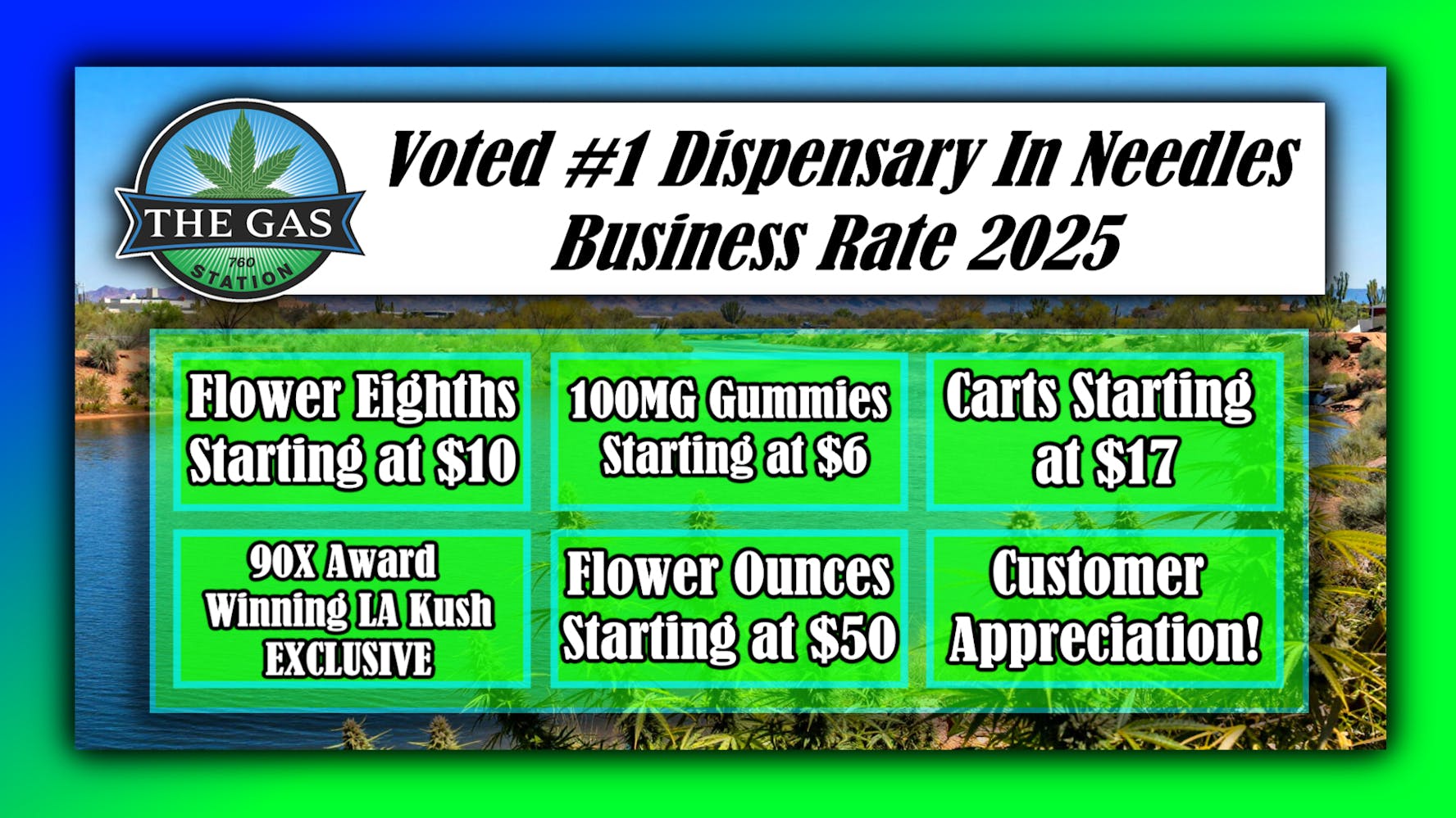 The Gas Station 760 (OUT THE DOOR PRICING)! Top Shelf Smokers Club