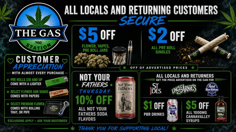 The Gas Station 760 (OUT THE DOOR PRICING)! The Gas Station Local & Returner Love