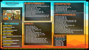 Vintage Smoke Dispensary September deals are here!