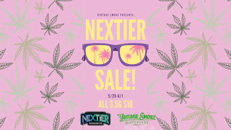 Vintage Smoke Dispensary ALL NEXTIER 3.5G PREPACK $10