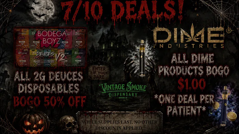 Vintage Smoke Dispensary 7/10 DEALS WITH DIME AND BODEGA BOYZ!!