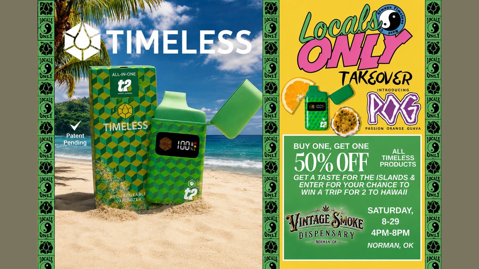 Vintage Smoke Dispensary TIMELESS TAKEOVER!!