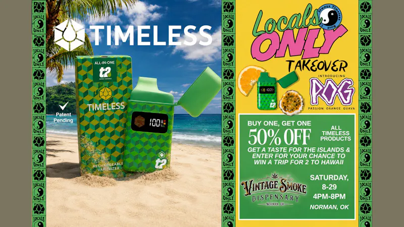 Vintage Smoke Dispensary TIMELESS TAKEOVER!!