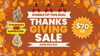 420 Hangar - Curbside Pickup by Appointment, and Delivery Gobble Up This Deal - $70 OZ **SELECT STRAINS**