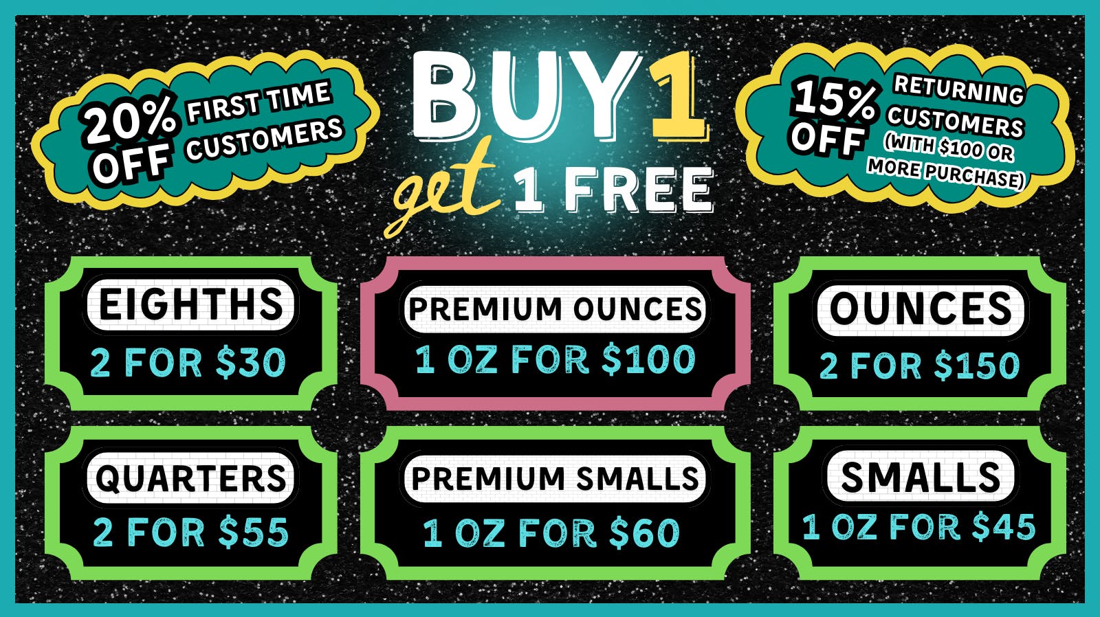 420 Hangar - Curbside Pickup by Appointment, and Delivery 🔥BOGO DEAL–Smalls, Eighths, Quarters, Ounces🔥