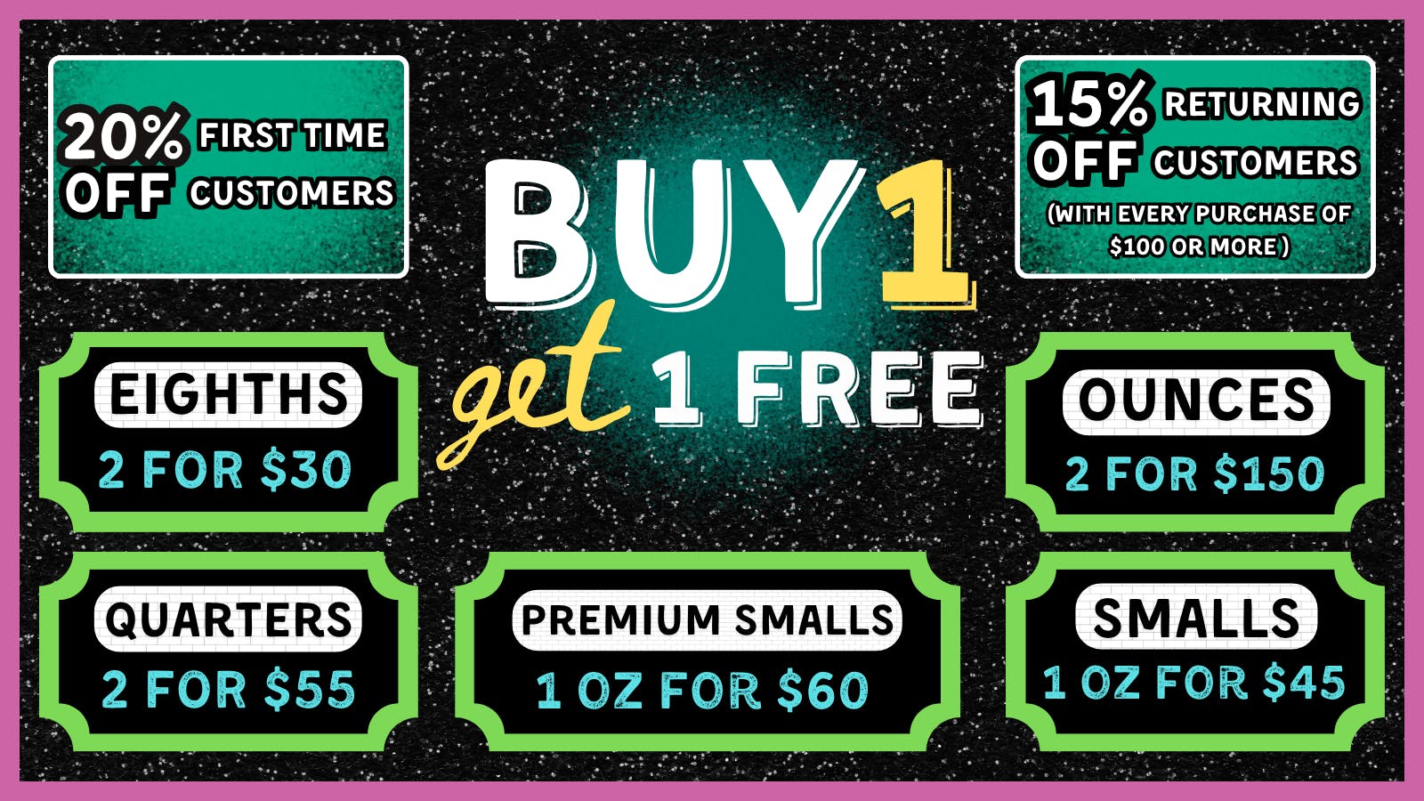 420 Hangar - Curbside Pickup by Appointment, and Delivery 🔥BOGO DEAL–Smalls, Eighths, Quarters, Ounces🔥