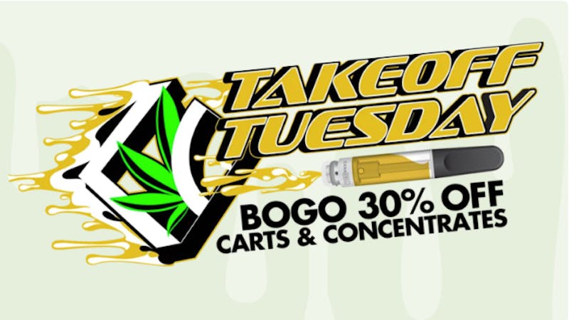 Kansas City Cannabis Company - Blue Springs Takeoff Tuesday BOGO 30% Off