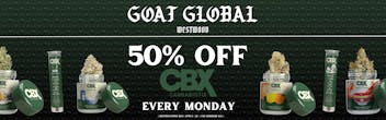 Goat Global Delivery CBX MONDAY | 50% OFF CBX, HEIRBLOOM & HIGHATUS