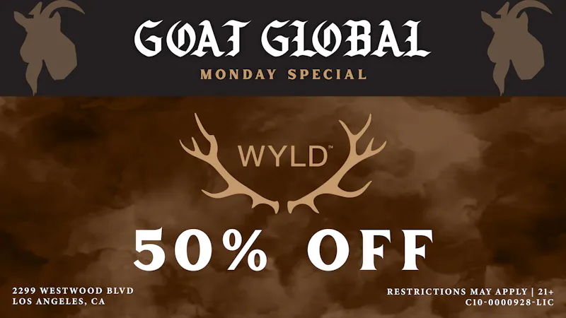 GOAT Global Westwood 🦌 50% OFF WYLD EVERY MONDAY 🦌