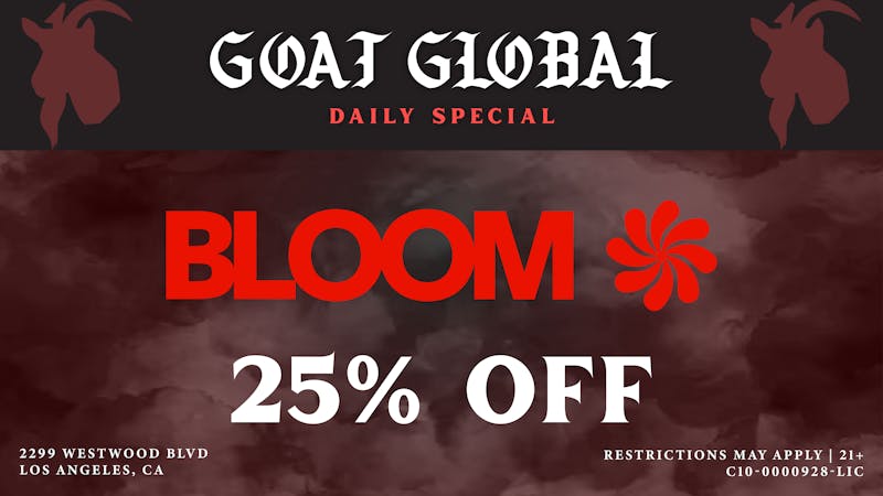 GOAT Global Westwood 🌸 25% OFF BLOOM EVERY DAY 🌸