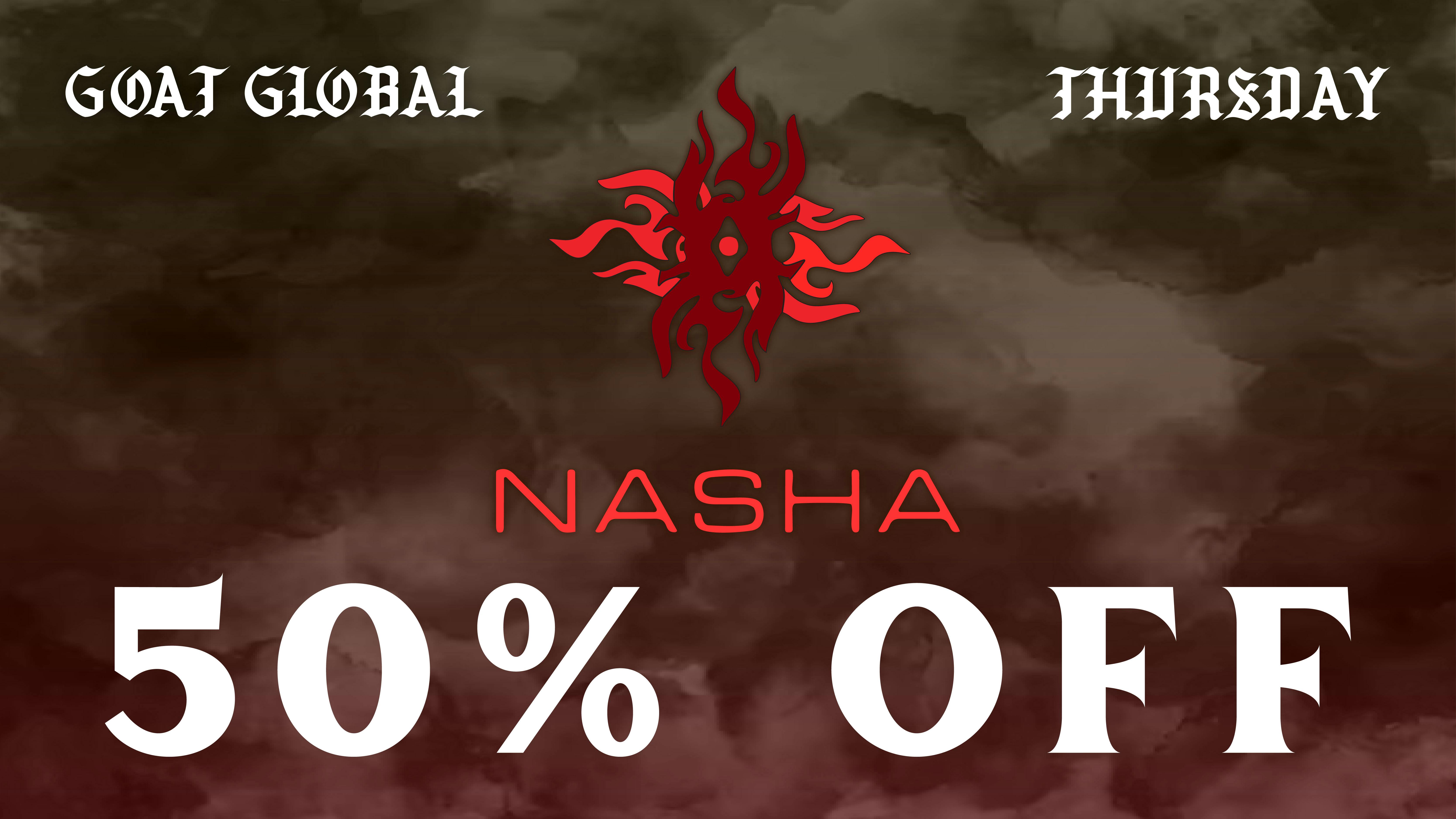 GOAT Global Westwood 🔴 50% OFF NASHA EVERY THURSDAY 🔴