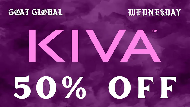 Goat Global Delivery 🩷 50% OFF KIVA EVERY WEDNESDAY
