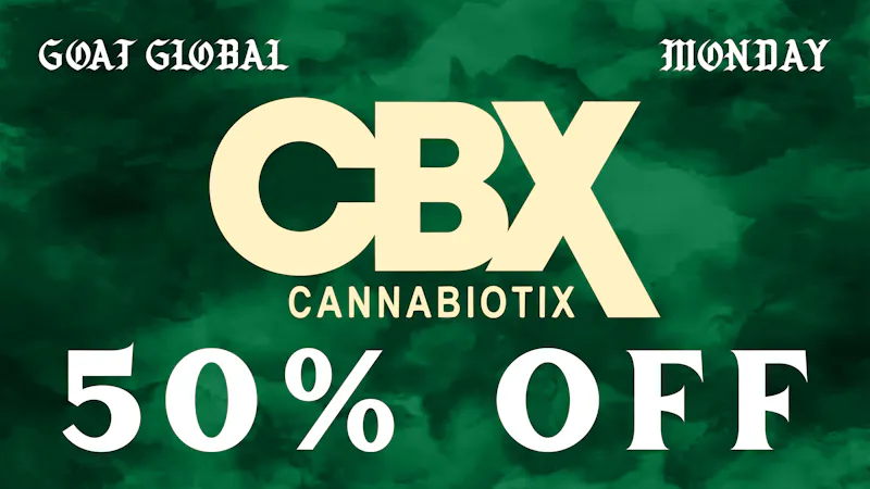 Goat Global Delivery 🍃 50% OFF CANNABIOTIX EVERY MONDAY 🍃