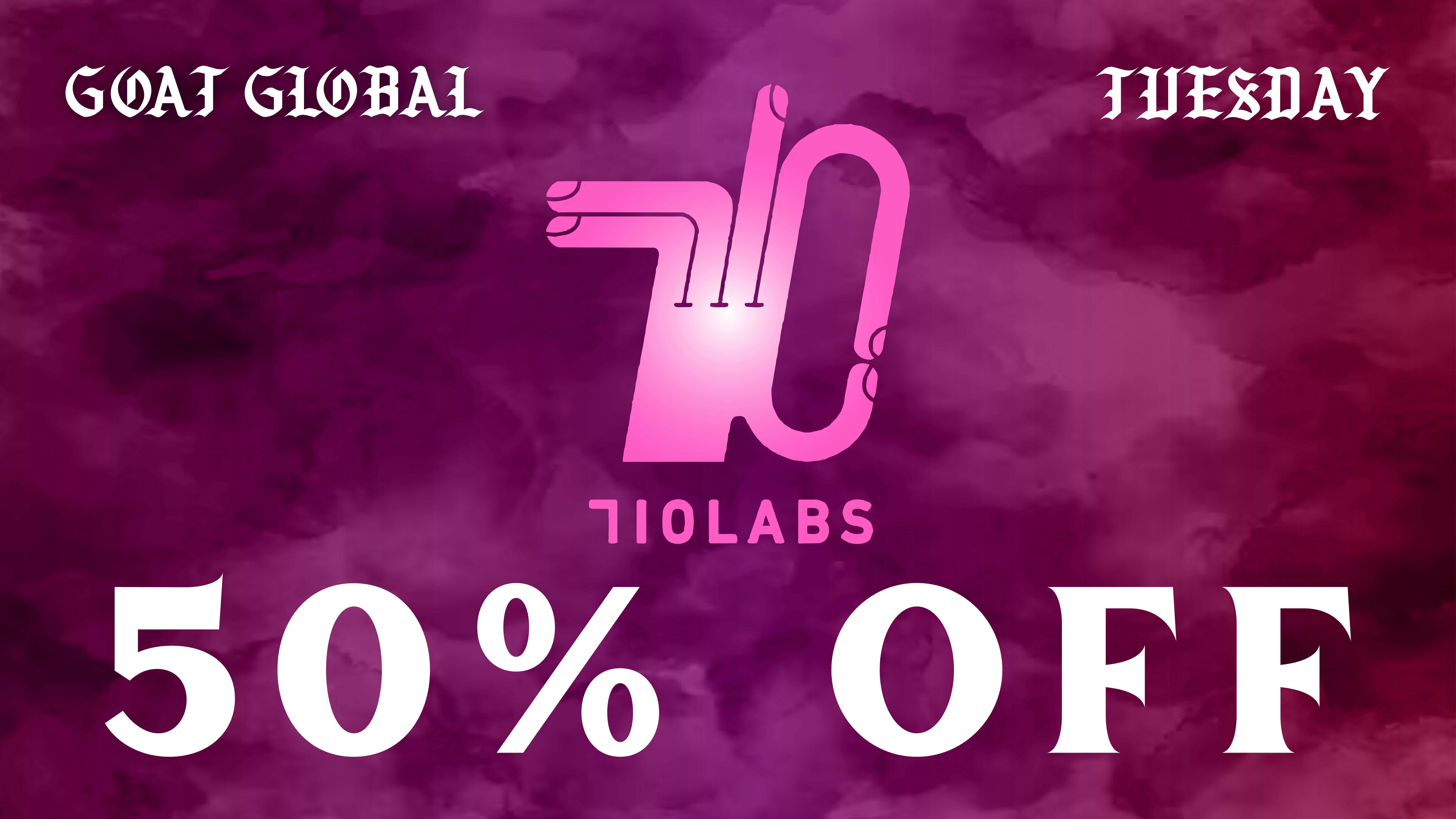 GOAT Global Westwood 🍬 50% OFF 710 LABS EVERY TUESDAY 🍬